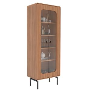 Vajillero Vitrina 2 Puerta Estantes Vidrio MDP 15 mm Montana