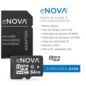 Micro SD eNova 64gb