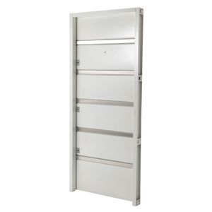 Puerta 7010 DERECHA Ciega 3 Cerraduras Sin Herrajes - Puerta Exterior De Seguridad 3 Cerrojos Apliques Acero Inoxi