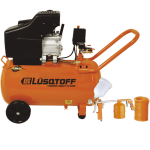 COMPRESOR LUSQTOFF 50L 2HP + KIT LC-2550BK