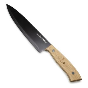 Cuchillo Prm Wayu Con Mango Madera Acacia Asado 34cm