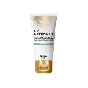 Protector Solar Anti Envejecimiento Anti brillo Sin Color FPS 50+ Uv Defender
