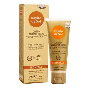 Autobronceante para Rostro Crema Anti Age
