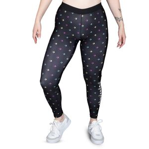 Calza Converse Full Print Star Mujer Training Negro