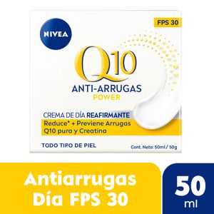 Crema Facial Reafirmante de Día Q10 Power FPS 30