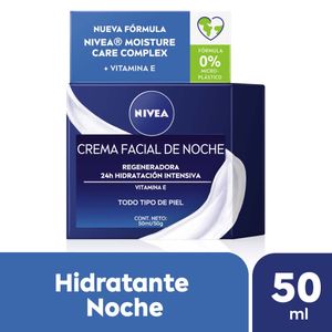 Crema Facial Hidratante De Noche Essentials Regeneradora