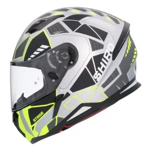 Casco de moto Integral Shiro Hunter Sh-890 Stage Plata Mate