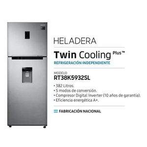 HELADERAS SAMSUNG RT38K5932SL