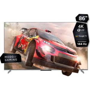 Smart Tv 86'' Noblex Qled 4k DR86x9600 WiFi Bluetooth HDMI USB Black Series Pro