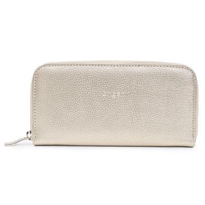 BILLETERA ARTEMISA PLATINO MODERNA AMPLIA CUERO MUJER