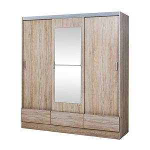 Placard Tana Plus 3 Puertas Corredizas Con Espejo