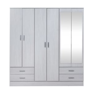 Placard Tana Plus 6 Puertas 4 Cajones Con Espejo