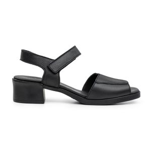 SANDALIA KIRMAN NEGRA CASUAL CUERO MUJER ZAPATO