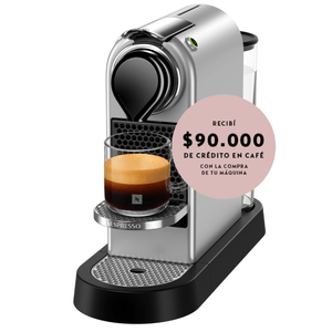 Cafetera Nespresso Citiz Silver C113-AR-SI-NE2-IMPO