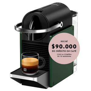 Cafetera Nespresso Pixie Dark Green C62-AR-GR-NE-IMPO