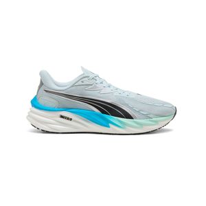 Zapatillas Puma Velocity Nitro 4 Hombre Running Celeste