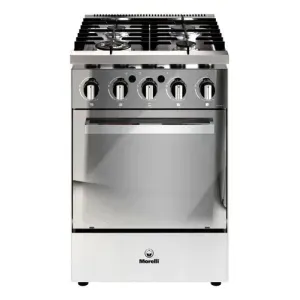 Cocina Morelli Zafira 550 Hornallas Puerta Vidrio Espejado