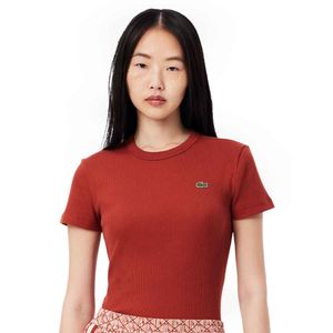Remera Lacoste Mujer Moda Marrón