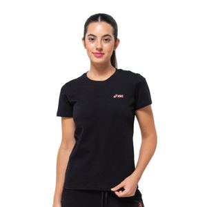 Remera Asics Japanese Mujer Moda Negro