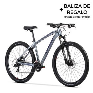 Bicicleta TopMega MTB Thor R29 24V Gris Talle M + Baliza de regalo 1009659