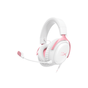 AURICULAR GAMER HYPERX CLOUD III WHT/PNK GAM HS (9W1Q4AA)