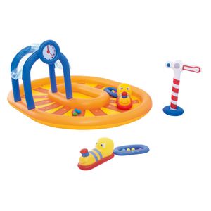 Pileta Centro De Juegos Pelotero Inflable Tren Bestway
