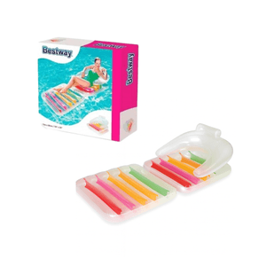 Colchoneta Sillón Inflable Plegable Bestway 185x81 cm - 2 en 1