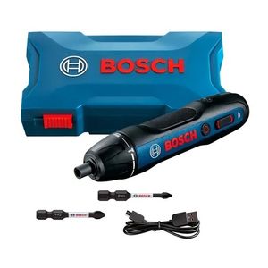 Atornillador De Mano Bosch Go Ion Litio 3.6v 1.5ah Usb Caja Azul