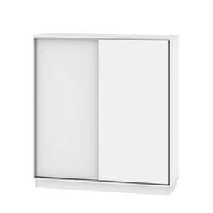 PLACARD CORREDIZO BLANCO DE 180 CM DE 2 PUERTAS