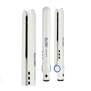 Plancha De Pelo Eurobeuty EB-HSS031-MW Medium Mecánica Blanca
