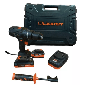 Taladro Percutor Inalambrico 13mm Lusqtoff Til80-9bk C/ Kit