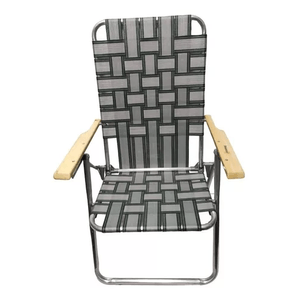 Reposera Sillon Plegable Descansar 5 Posiciones Aluminio