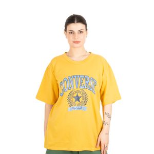 Remera Converse Collage Mujer Moda Amarillo