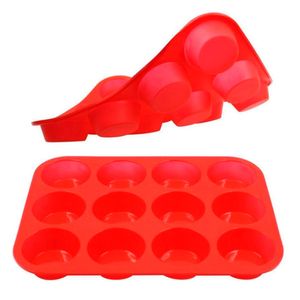 Molde de Silicona Gadnic x12 Cupcakes Frio Calor