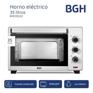 Horno Eléctrico BGH 35 Litros Bhe35s22