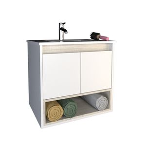 Vanitory Flotante 0.60 Mts 2 Puertas 1 Perforación Tables Cod: 3182