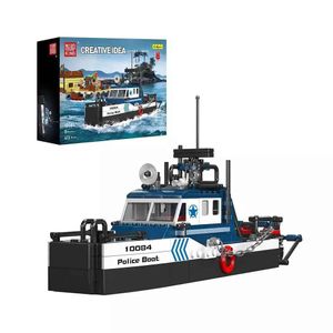 Barco Policía Mould King 10084