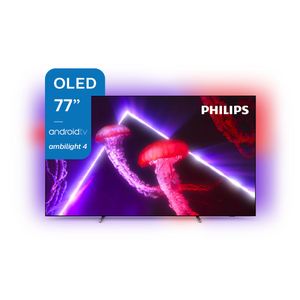 Smart TV OLED 4K de 77" con Ambilight y Android PHILIPS 77OLED807/77