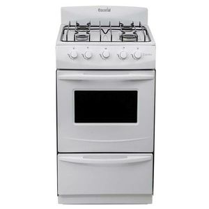 Cocina Escorial Candor S2 Blanca Gas Envasado 51Cm