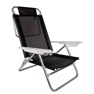 REPOSERA MOR 2155 SUMMER 4 POSICION ALUMINIO NEGRO