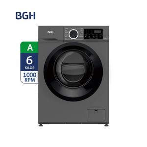 Lavarropas Automatico BGH BWFE06S24AR 6Kg 1000Rpm Silver