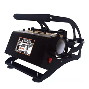 Estampadora Plancha Color Sublime Sublimación Doble De Tazas 11oz Simultáneamente Premium Con Temporizador, Metálica