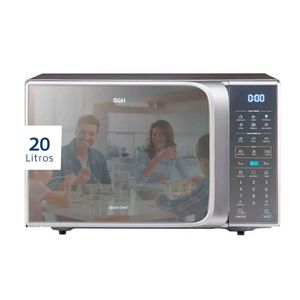 MICROONDAS BGH B120DS20I ECO SILVER 20L