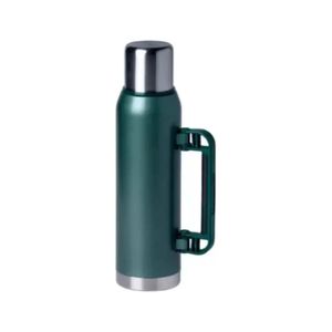 Termo verde 1.3 L sin logo con pico cebador Lusqtoff T1.3-9