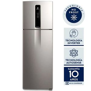 Heladera No Frost Electrolux IF43S 390Lts Inverter Plata