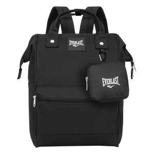 Mochila Everlast mujer boca de pez con monedero de regalo Color Negro