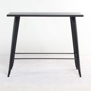 Barra Tolix Acero Negro Semi Mate 120x60x100 cm Industrial