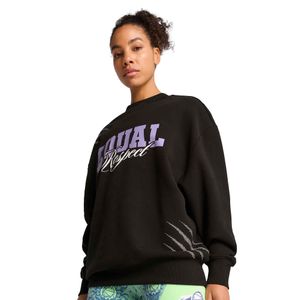 Buzo Puma Lace Em Up Mujer Básquet Negro