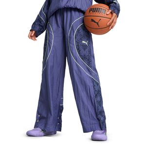 Pantalón Puma Lace Em Up Mujer Básquet Azul