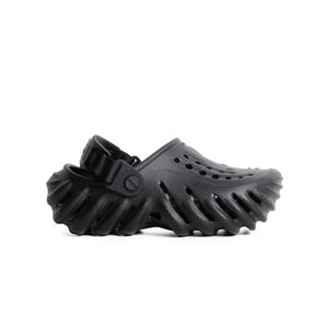 Zuecos Crocs Echo Clog Kids Niños Moda Negro